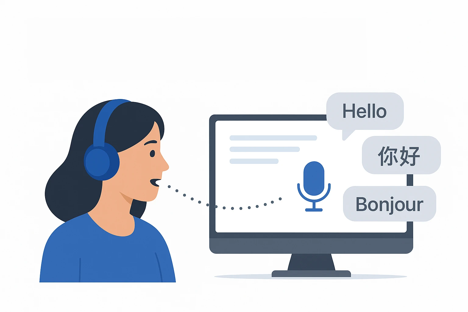 Convertitore da voce a testo libero