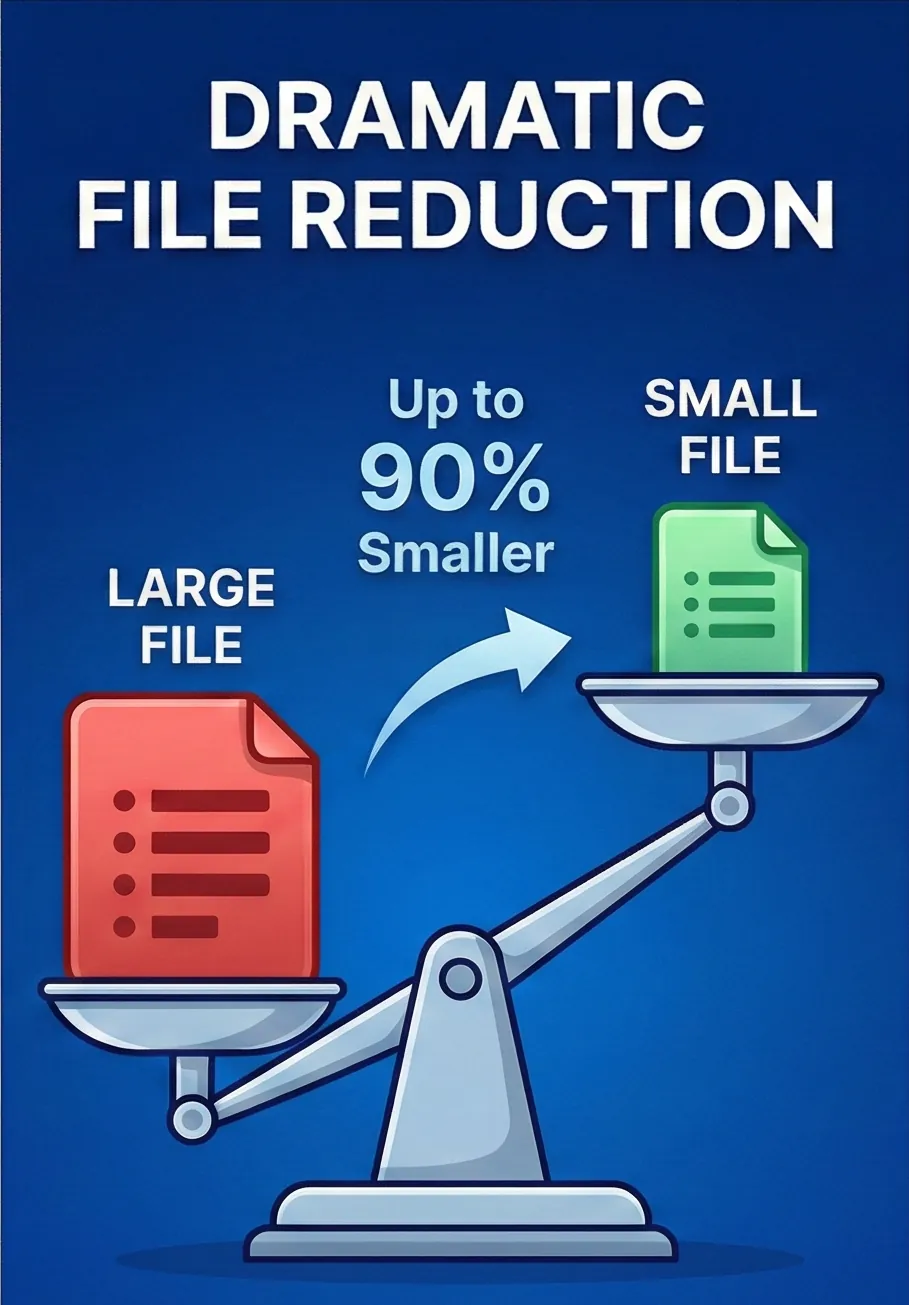 Стисніть файли до меншого розміру, до 10 разів!